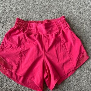 Lululemon Athletica Bright Pink Athletic Shorts